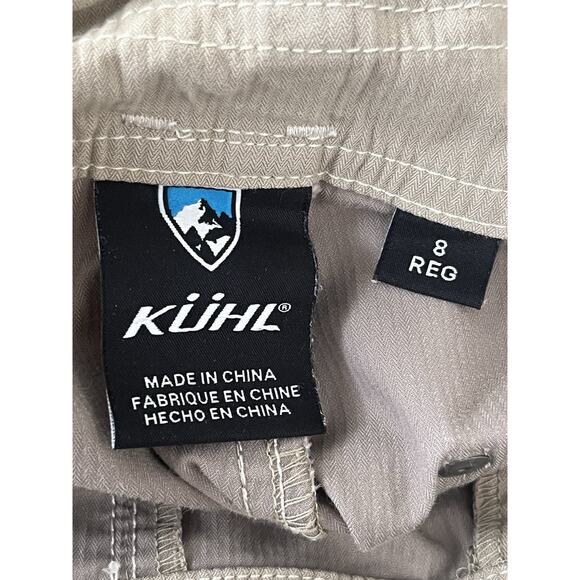 Kuhl Kendra Hiking Pants Women’s 8 R Lightweight Mid Rise Outdoor Stretch Khaki - Picture 12 of 12